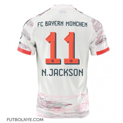 Camiseta Bayern Munich Nicolas Jackson #11 Visitante Equipación 2025-26 manga corta Camiseta Bayern Munich Nicolas Jackson #11 Visitante Equipación 2025-26 manga corta